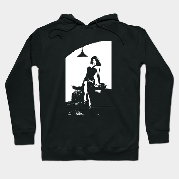 Ava Gardner Hoodie by GloopTrekker